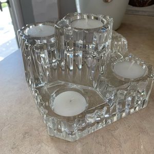 Partylite Crystal Castle 5 Tier , EUC!!